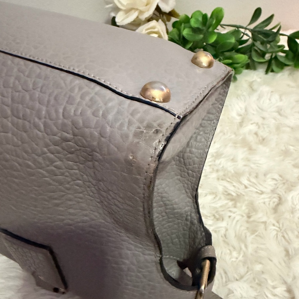 Burberry gray Leather Satchel - Picture 14 of 16